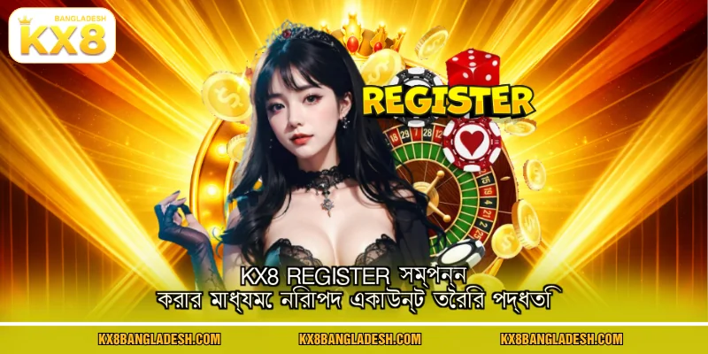 KX8 register সম্পন্ন করার মাধ্যমে নিরাপদ একাউন্ট তৈরির পদ্ধতি