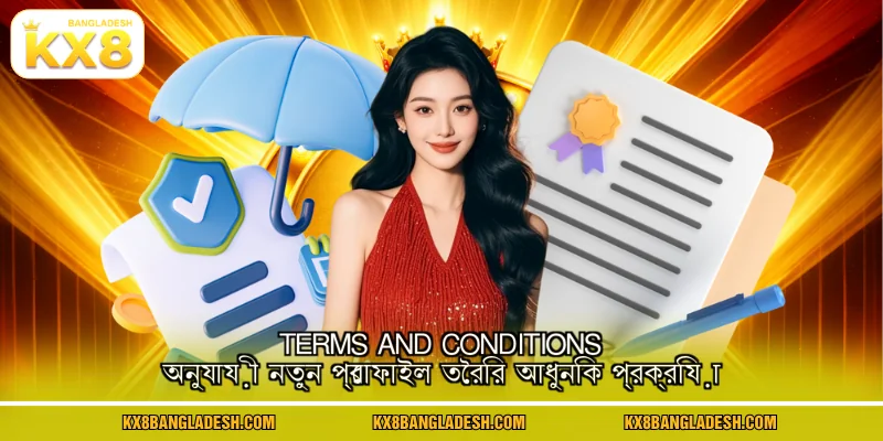 Terms and Conditions অনুযায়ী নতুন প্রোফাইল তৈরির আধুনিক প্রক্রিয়া