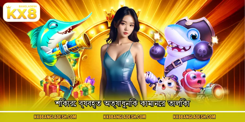 শিকারে ব্যবহৃত অত্যাধুনিক কামানের তালিকা