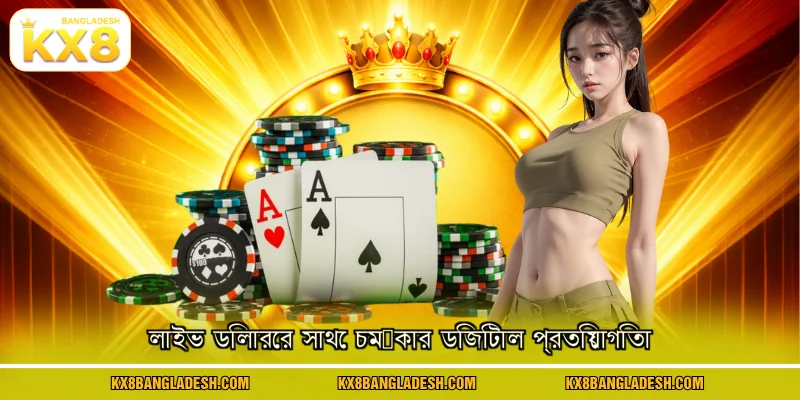 লাইভ ডিলারের সাথে চমৎকার ডিজিটাল প্রতিযোগিতা